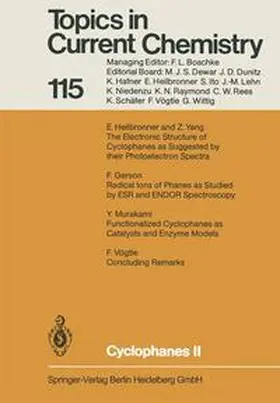 Vögtle |  Cyclophanes II | Buch |  Sack Fachmedien