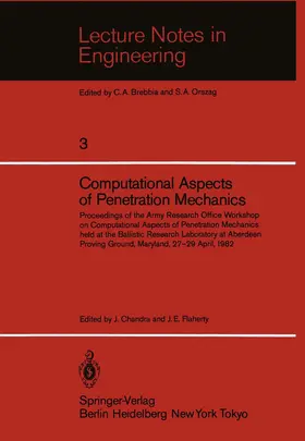 Flaherty / Chandra |  Computational Aspects of Penetration Mechanics | Buch |  Sack Fachmedien