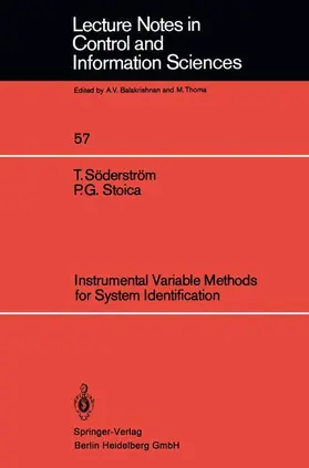 Stoica / Söderström |  Instrumental Variable Methods for System Identification | Buch |  Sack Fachmedien