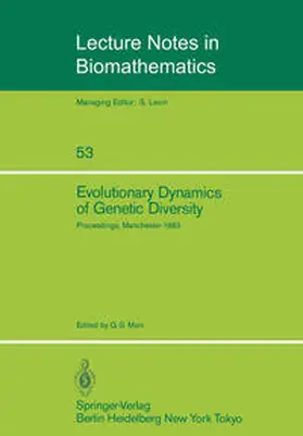 Mani |  Evolutionary Dynamics of Genetic Diversity | Buch |  Sack Fachmedien