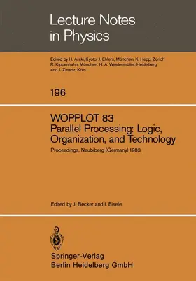 Eisele / Becker |  WOPPLOT 83. Parallel Processing: Logic, Organization, and Technology | Buch |  Sack Fachmedien