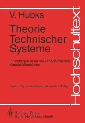 Hubka |  Theorie Technischer Systeme | Buch |  Sack Fachmedien
