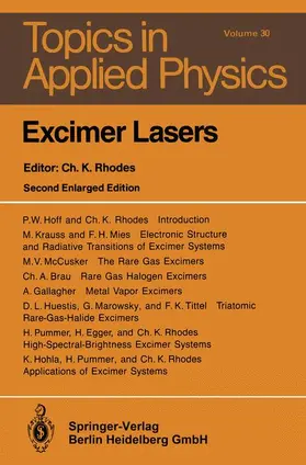 Rhodes |  Excimer Lasers | Buch |  Sack Fachmedien