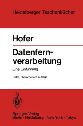 Hofer |  Datenfernverarbeitung | Buch |  Sack Fachmedien
