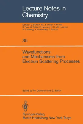 Stefani / Gianturco |  Wavefunctions and Mechanisms from Electron Scattering Processes | Buch |  Sack Fachmedien