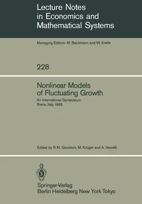 Goodwin / Vercelli / Krüger |  Nonlinear Models of Fluctuating Growth | Buch |  Sack Fachmedien