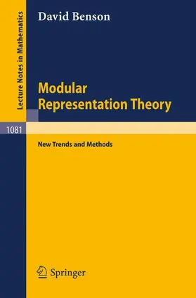 Benson |  Modular Representation Theory | Buch |  Sack Fachmedien