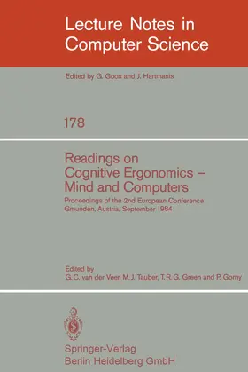 Veer / Gorny / Tauber |  Readings on Cognitive Ergonomics, Mind and Computers | Buch |  Sack Fachmedien