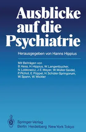 Hippius |  Ausblicke auf die Psychiatrie | Buch |  Sack Fachmedien