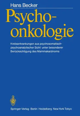 Becker |  Psychoonkologie | Buch |  Sack Fachmedien
