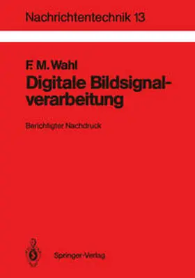 Wahl |  Digitale Bildsignalverarbeitung | Buch |  Sack Fachmedien