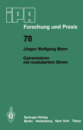 Mann | Galvanisieren mit moduliertem Strom | Buch | 978-3-540-13733-7 | sack.de