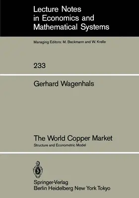 Wagenhals |  The World Copper Market | Buch |  Sack Fachmedien