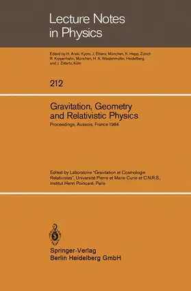  Gravitation, Geometry and Relativistic Physics | Buch |  Sack Fachmedien
