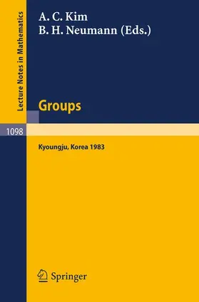 Neumann / Kim |  Groups - Korea 1983 | Buch |  Sack Fachmedien