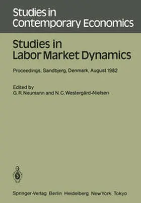 Westergard-Nielsen / Neumann |  Studies in Labor Market Dynamics | Buch |  Sack Fachmedien