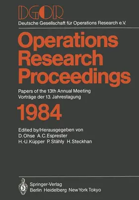 Ohse / Esprester / Steckhan |  DGOR | Buch |  Sack Fachmedien