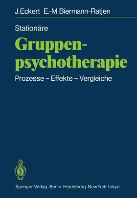 Biermann-Ratjen / Eckert |  Stationäre Gruppen-psychotherapie | Buch |  Sack Fachmedien