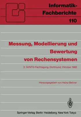 Beilner |  Messung, Modellierung und Bewertung von Rechensystemen | Buch |  Sack Fachmedien