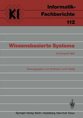 Radig / Brauer |  Wissensbasierte Systeme | Buch |  Sack Fachmedien