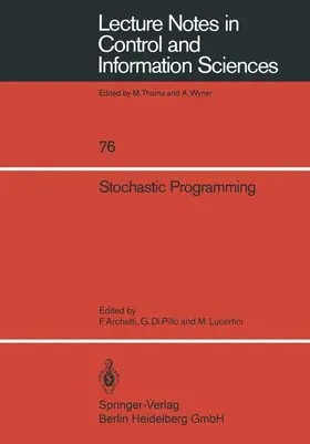 Archetti / Lucertini / Di Pillo |  Stochastic Programming | Buch |  Sack Fachmedien