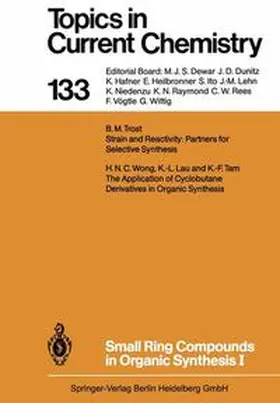 Meijere |  Small Ring Compounds in Organic Synthesis I | Buch |  Sack Fachmedien