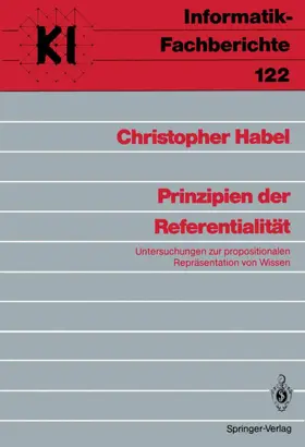 Habel |  Prinzipien der Referentialität | Buch |  Sack Fachmedien