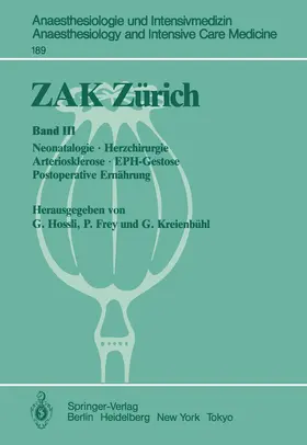 Hossli / Kreienbühl / Frey |  ZAK Zürich | Buch |  Sack Fachmedien