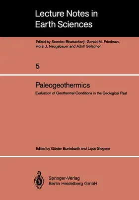 Stegena / Buntebarth |  Paleogeothermics | Buch |  Sack Fachmedien