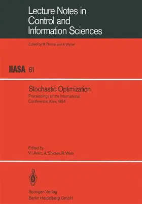 Arkin / Wets / Shiraev |  Stochastic Optimization | Buch |  Sack Fachmedien