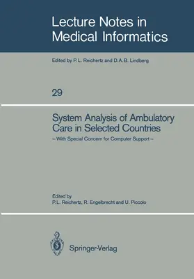 Reichertz / Piccolo / Engelbrecht |  System Analysis of Ambulatory Care in Selected Countries | Buch |  Sack Fachmedien