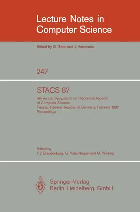 Brandenburg / Vidal-Naquet / Wirsing |  STACS 87 | Buch |  Sack Fachmedien