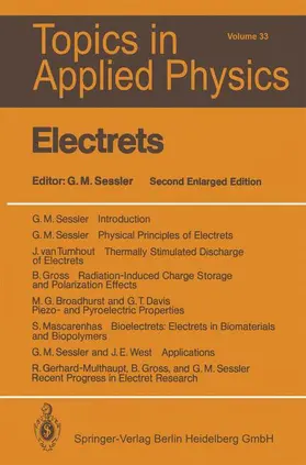 Sessler | Electrets | Buch | 978-3-540-17335-9 | sack.de