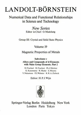 Fruchart / L'Heritier / Kanematsu |  Alloys and Compounds of d-Elements with Main Group Elements. / Legierungen und Verbindungen von d-Elementen mit Elementen der Hauptgruppen. | Buch |  Sack Fachmedien