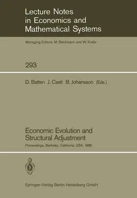 Batten / Johansson / Casti |  Economic Evolution and Structural Adjustment | Buch |  Sack Fachmedien