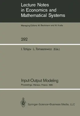 Tchijov / Tomaszewicz |  Input-Output Modeling | Buch |  Sack Fachmedien