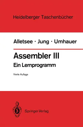 Alletsee / Umhauer / Jung |  Assembler III | Buch |  Sack Fachmedien