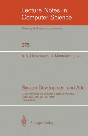 Montanari / Habermann |  System Development and Ada | Buch |  Sack Fachmedien