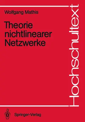Mathis |  Theorie nichtlinearer Netzwerke | Buch |  Sack Fachmedien