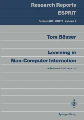 Bösser |  Learning in Man-Computer Interaction | Buch |  Sack Fachmedien