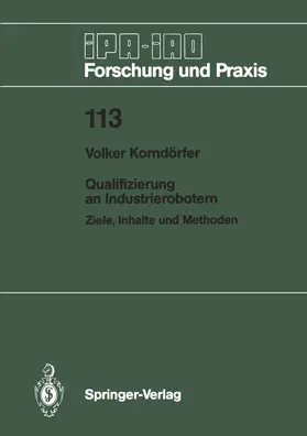 Korndörfer |  Qualifizierung an Industrierobotern | Buch |  Sack Fachmedien