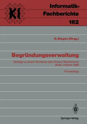 Stoyan |  Begründungsverwaltung | Buch |  Sack Fachmedien