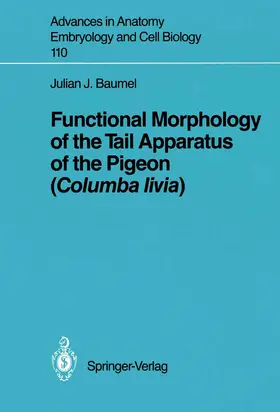Baumel |  Functional Morphology of the Tail Apparatus of the Pigeon (Columba livia) | Buch |  Sack Fachmedien