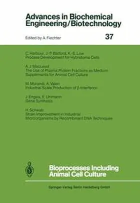  Bioprocesses Including Animal Cell Culture | Buch |  Sack Fachmedien