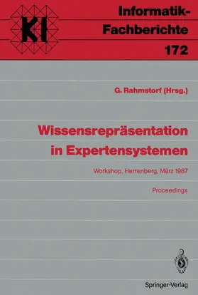 Rahmstorf |  Wissensrepräsentation in Expertensystemen | Buch |  Sack Fachmedien