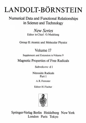 Forrester |  Nitroxide Radicals / Nitroxid-Radikale 1 | Buch |  Sack Fachmedien