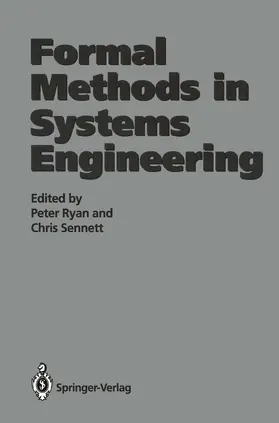 Ryan / Sennett |  Formal Methods in Systems Engineering | Buch |  Sack Fachmedien