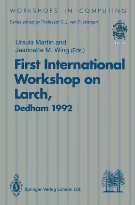 Wing / Martin |  First International Workshop on Larch | Buch |  Sack Fachmedien