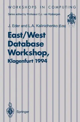 Kalinichenko / Eder |  East/West Database Workshop | Buch |  Sack Fachmedien