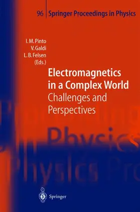 Pinto / Felsen / Galdi |  Electromagnetics in a Complex World | Buch |  Sack Fachmedien